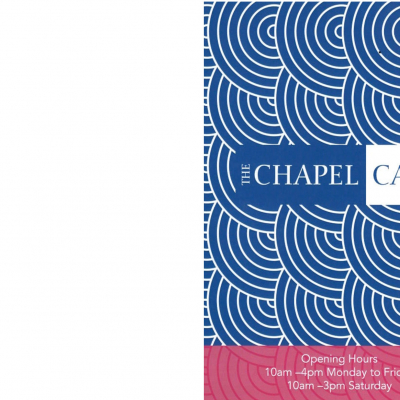 Chapel Cafe Menu Title Page