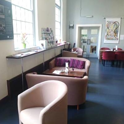 Chapel Cafe seating